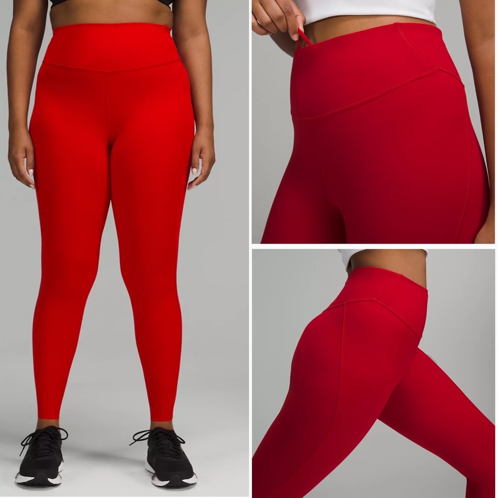 lululemon athletica High-Rise Red Leggings